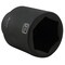 Dynamic 1" Drive Deep Socket, Black Phosphate, Tools 2-7/16" X 1" Drive, 6 Point Deep Length D025578 - alternate 5
